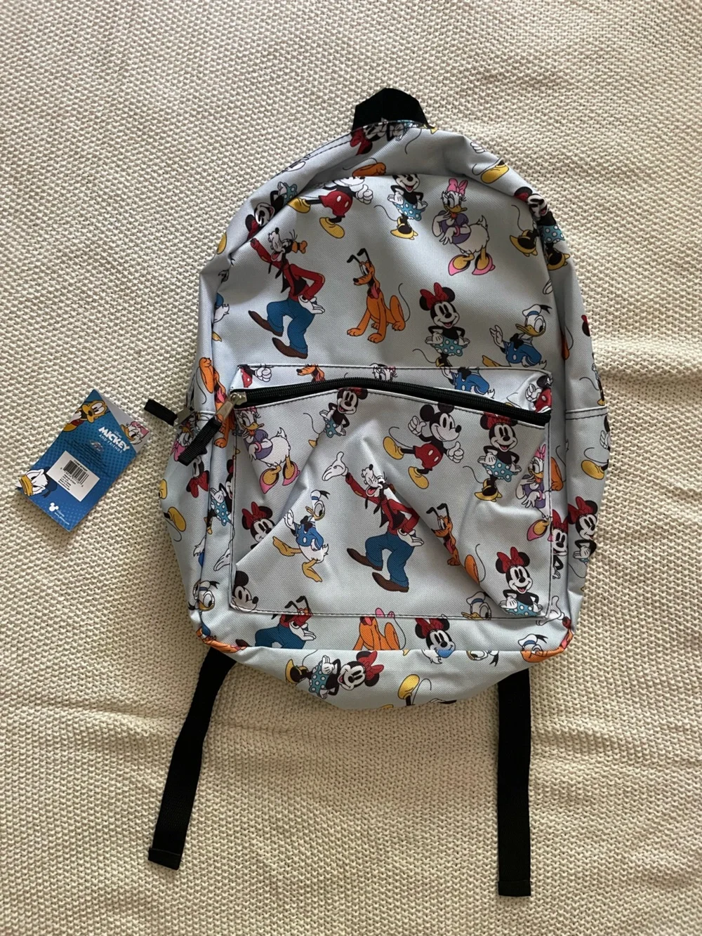 Disney Multi-Color Mickey & Friends Kids Backpack - Gray Base